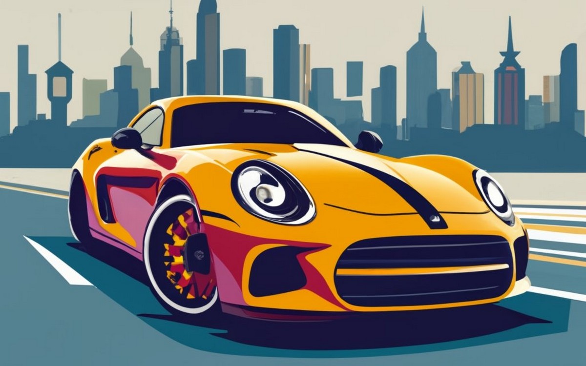 Illustration en image d'une voiture