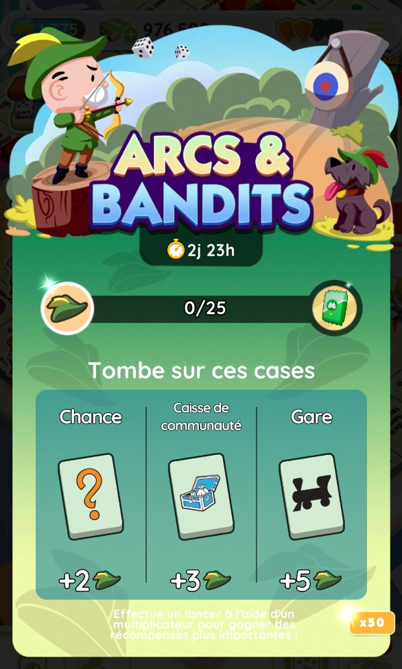 event Arc and bandits