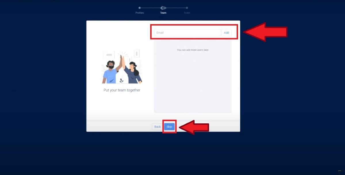 Constitution de l'équipe pour analyser un compte sur Fanpage Karma