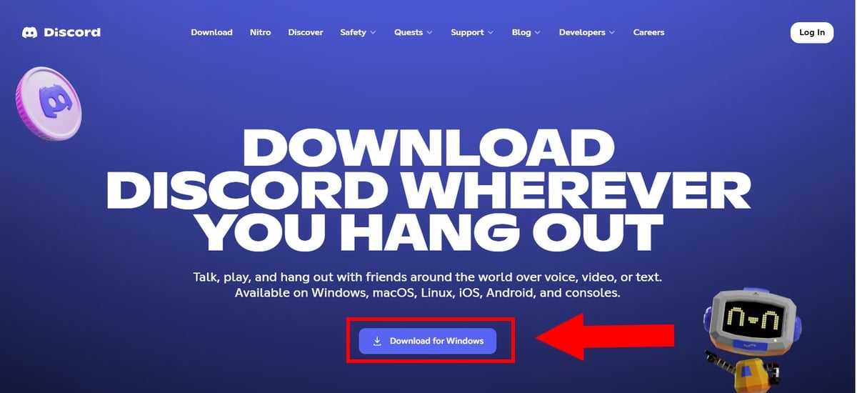 Trin 1: Klik på Download til Windows