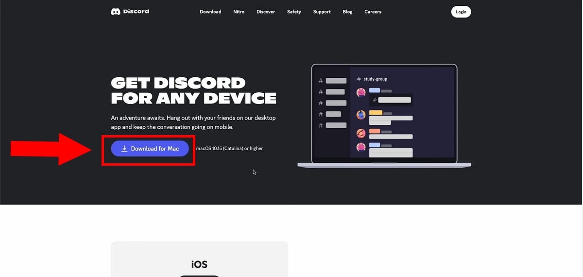 Download Discord på Mac