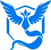 O emblema da Equipa Sabedoria no Pokémon GO