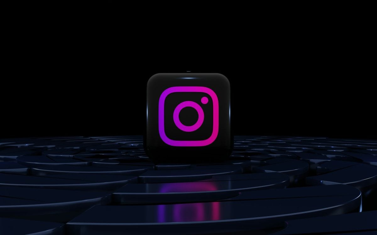 Le logo officiel du réseau social Instagram