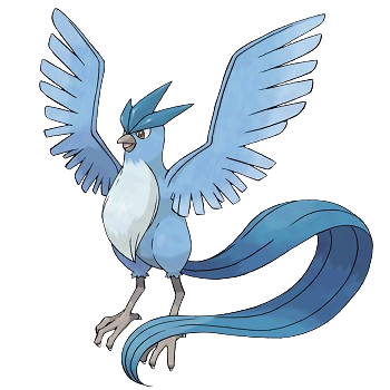Artikodin, a mascote da Equipa Bleu no Pokémon GO