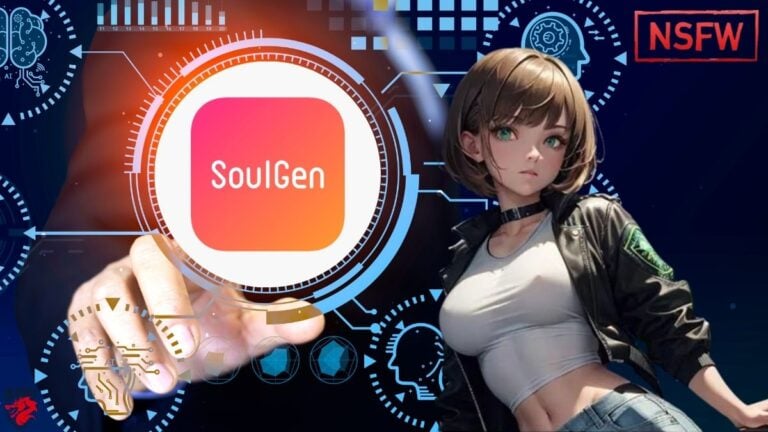 Ilustración de imagen para nuestro artículo "Soulgen NSFW IA girl generator".