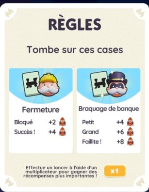 Illustration of the rules for the Little Soldiers tournament in Monopoly go