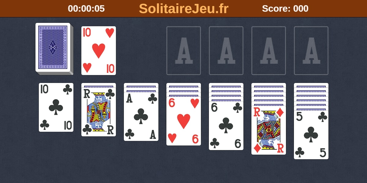 Illustration of the solitaire game