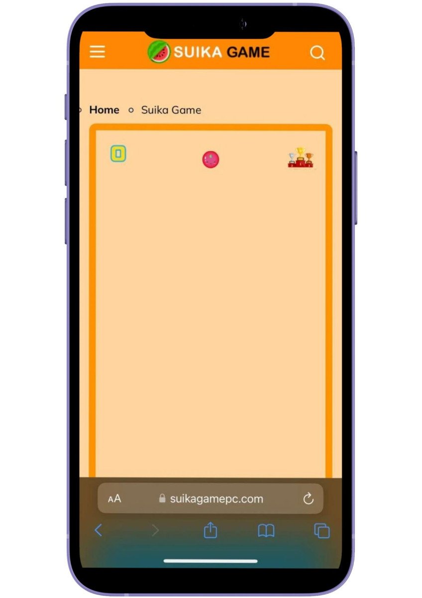 Игра Suika запускается из браузера 