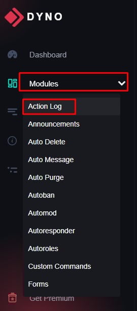Módulos en Dyno Bot