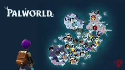 イメージ: インタラクティブ・マップ Palworld Resources, Dungeons, Location and Objects