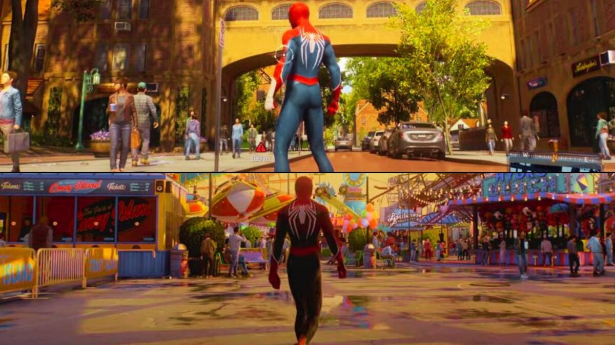 蜘蛛侠 2》中的街区照片