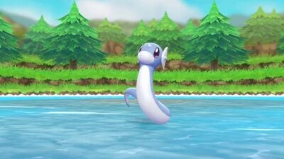 Gambar ilustrasi cara mendapatkan Dratini di Pokemon Let's Go?