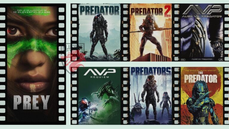 Illustration i billeder til vores artikel "I hvilken rækkefølge skal man se Predator?".