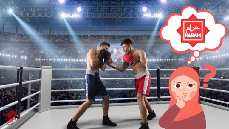 Illustration for our article "Is boxing Haram".