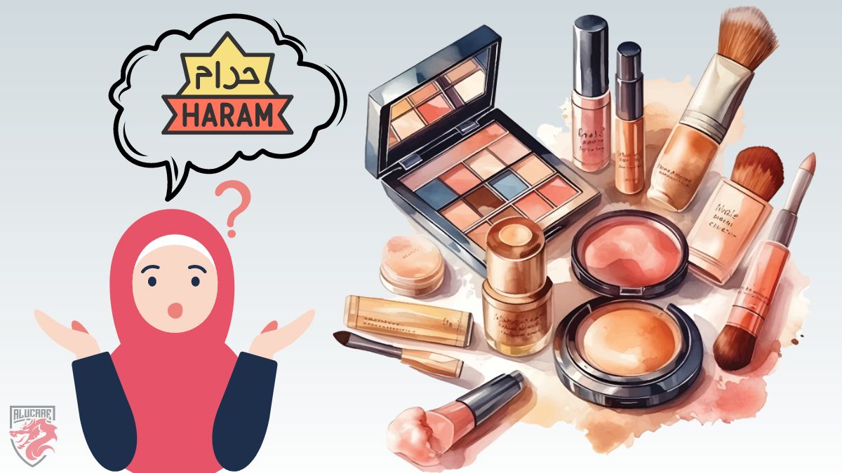 Ilustração para o nosso artigo "Is make-up Haram?