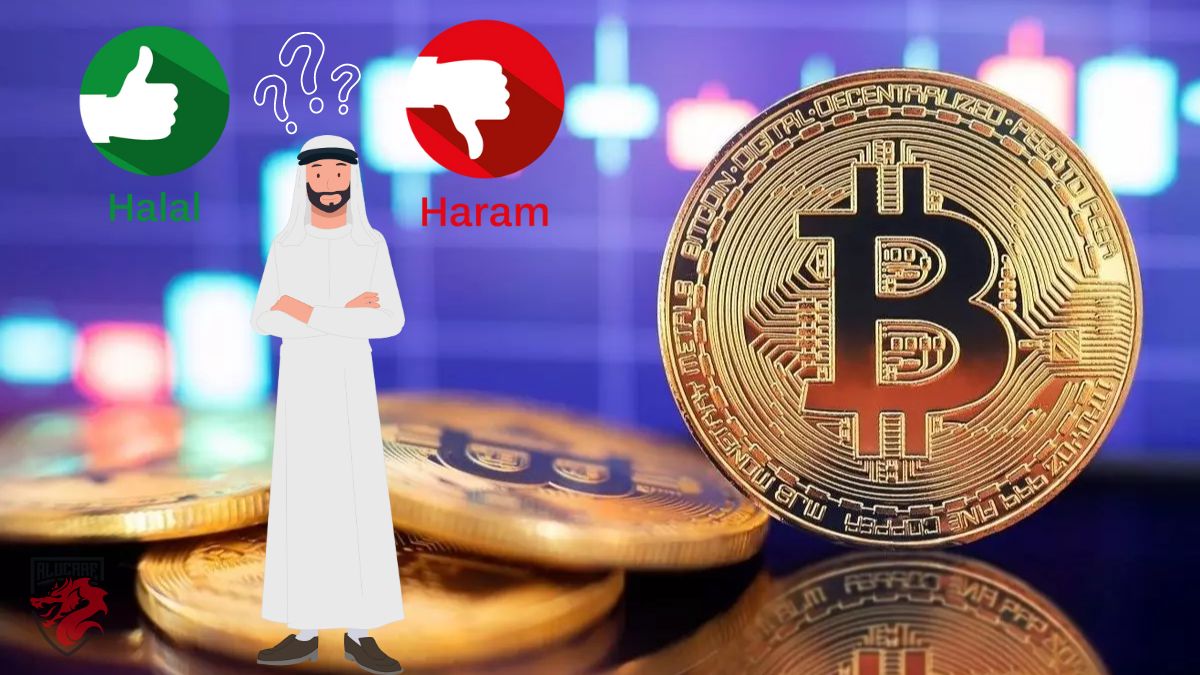 Ilustrasi untuk artikel kami "Apakah mata uang kripto Haram?
