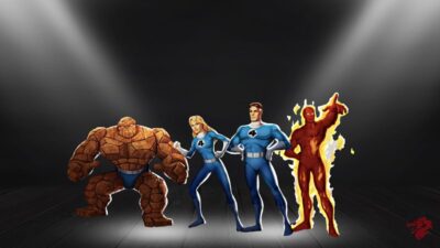 Illustration of the Fantastic Four
