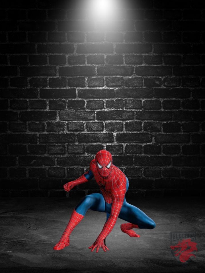 スパイダーマンのイラスト