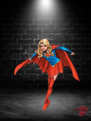 Illustration en image de Super-Girl