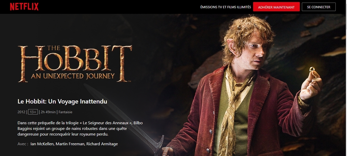 Illustration en image de notre article : Le Hobbit en Streaming Où regarder la trilogie ?