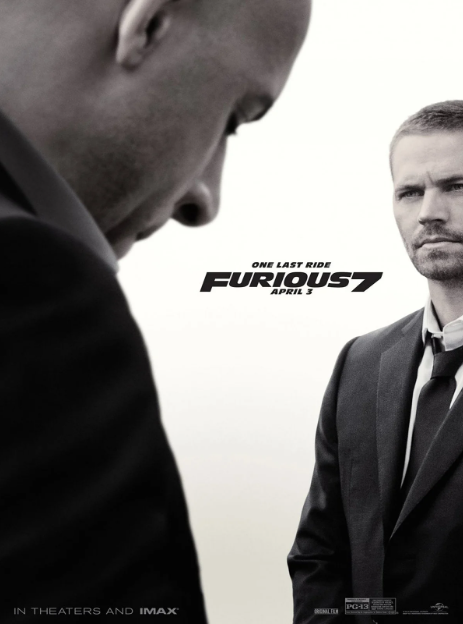 Affiche promotionnelle de Fast & Furious 7 (2015)