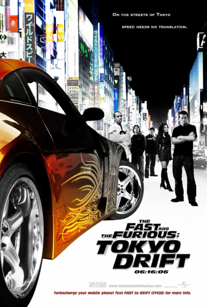 Affiche promotionnelle de Fast and Furious : Tokyo Drift (2006)