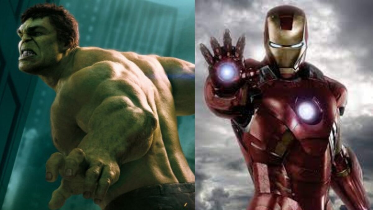 photo illustrant Iron Man et Hulk