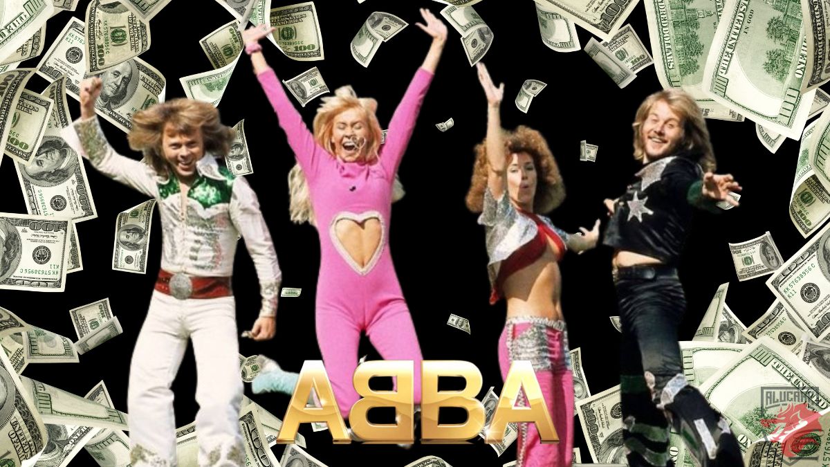 Иллюстрация в картинках к нашей статье "Насколько богата группа Abba?".