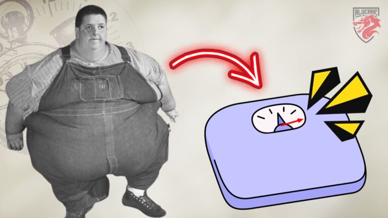 Illustration til vores artikel "Hvem er den tungeste person nogensinde?