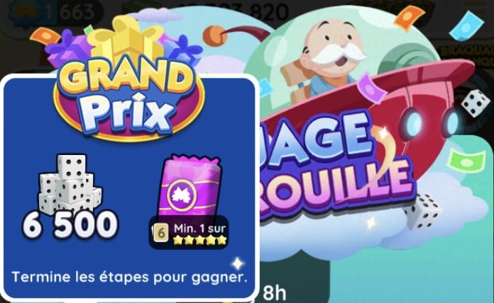 大富翁围棋》中 "奔跑的云朵 "活动最终奖品的插图