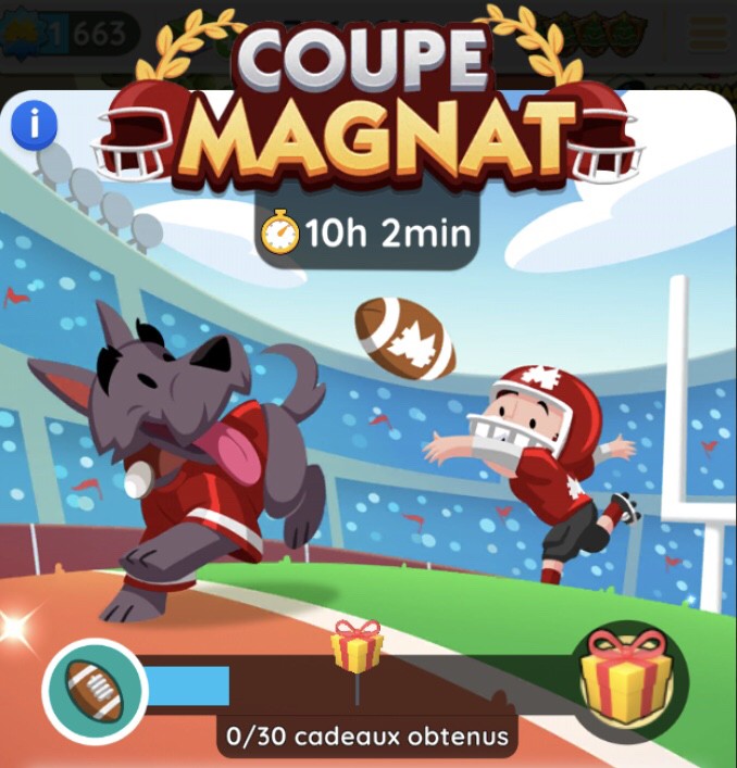 Imagen del torneo Magnat Cup en Monopoly Go