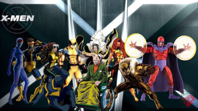 Image of the characters from the X-men saga