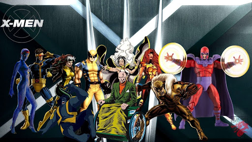 Gambar karakter dari kisah X-men