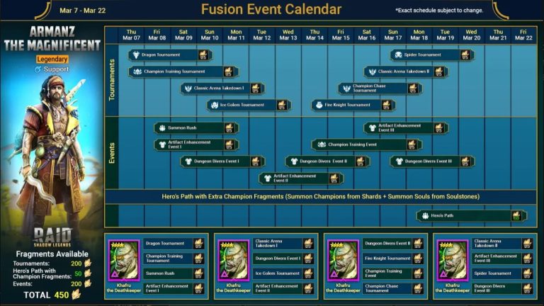 Immagine del calendario Armanz le Sublime Champion Fusion