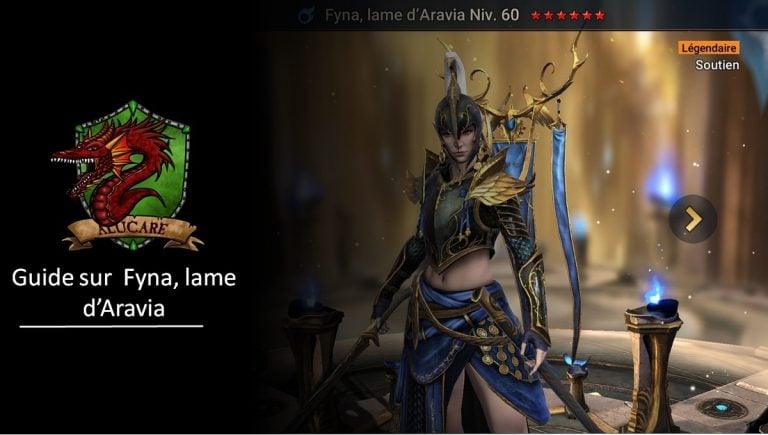 Image de partage de la Championne Fyna, lame d'Aravia