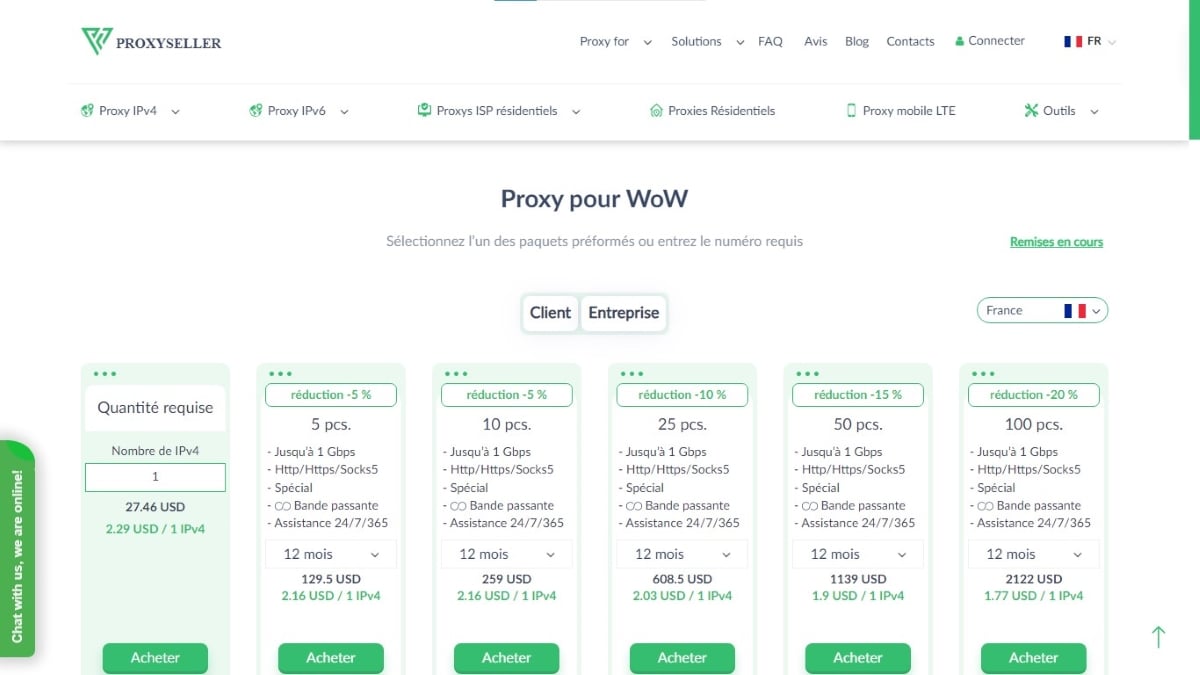 Illustratives Bild zum Artikel "Welchen Proxy wählt man für WOW im Jahr 2024?".