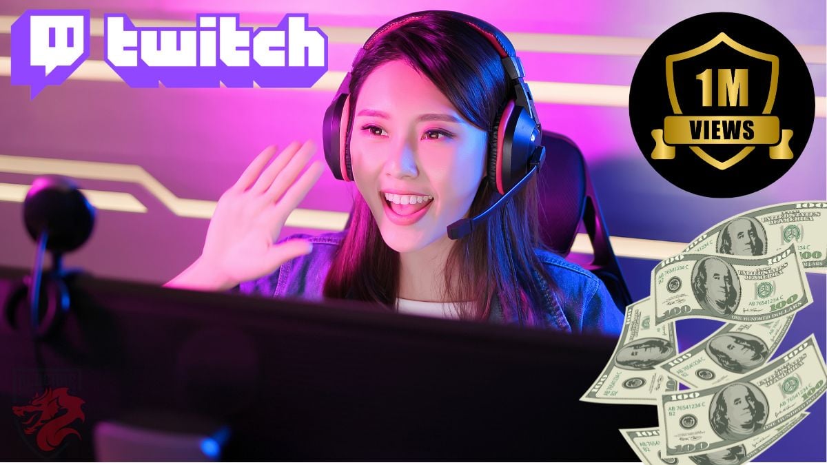 Image illustration for our article "How much do 1 million views on Twitch earn?