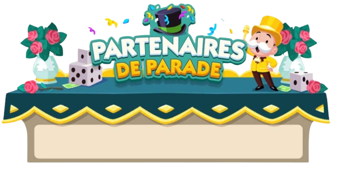 Illustration Monopoly GO event partnere Parade den 26. april 2024