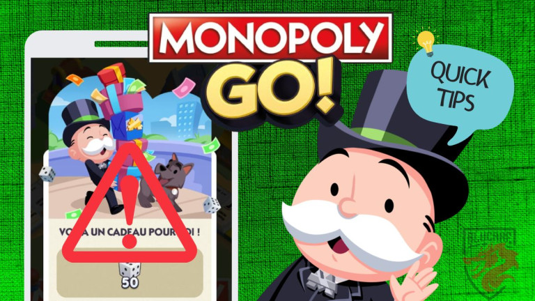 Illustration for our article "Practical guide: What to do if a link doesn't work on Monopoly Go?"