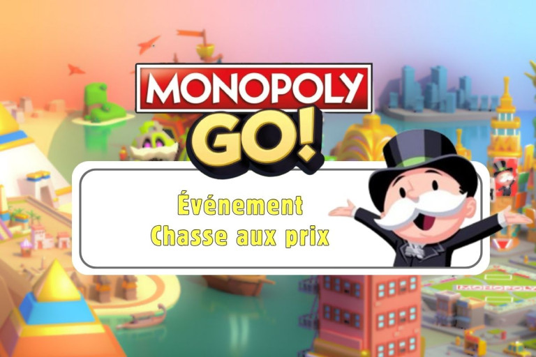 Acara gambar Perburuan hadiah di Monopoli Go