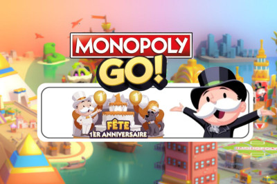 Image événement tournoi Fête 1er anniversaire dans Monopoly Go