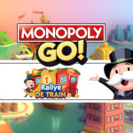 Изображение события Ралли поездов в игре Monopoly Go