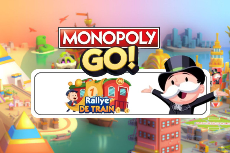 Imagen del evento Rally de trenes en Monopoly Go