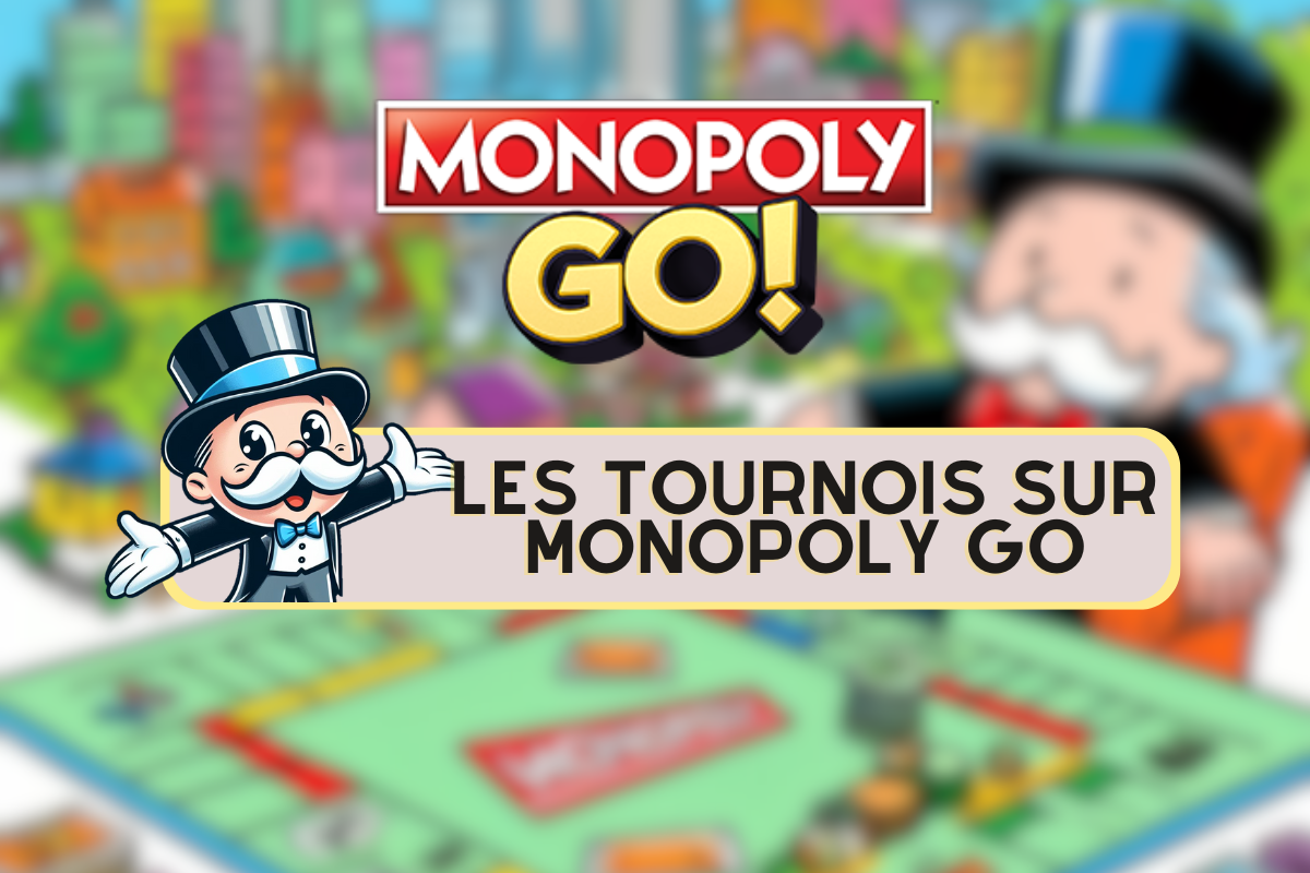 Ilustración de los torneos de Monopoly GO