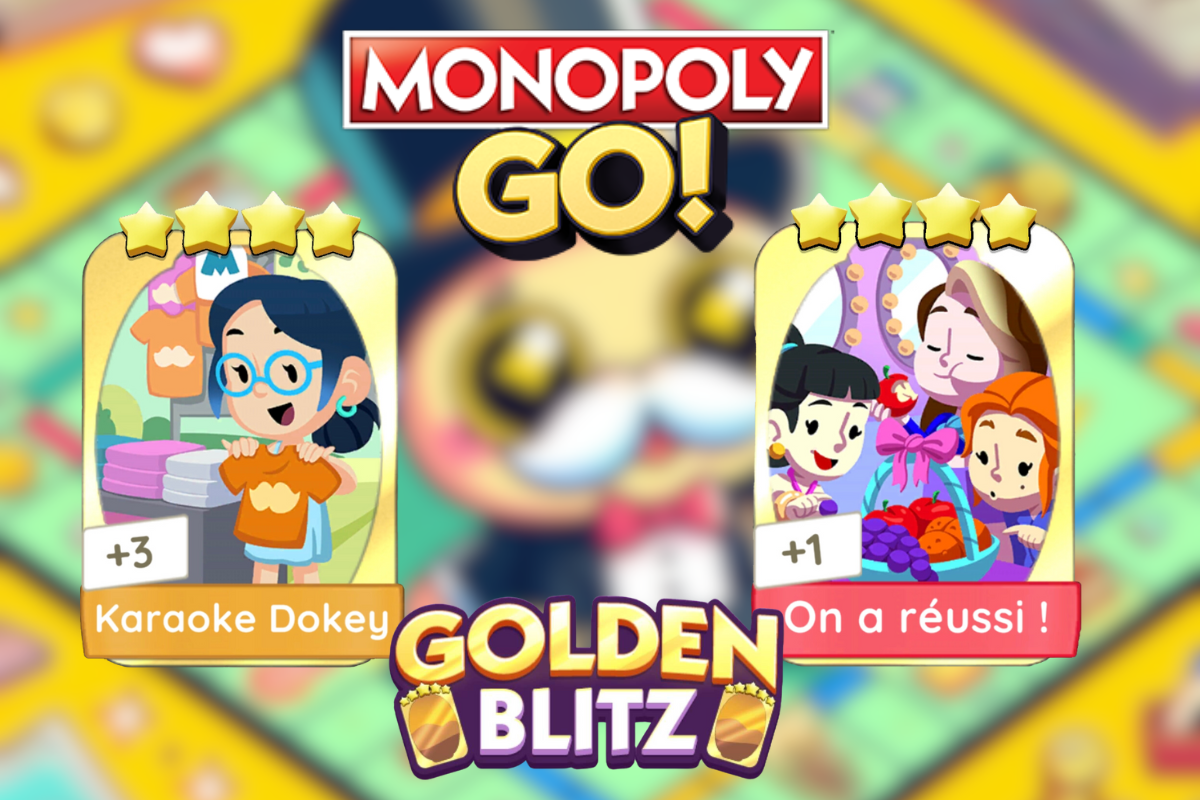 Immagine del Golden Blitz dall'11 al 12 aprile 2024 su Monopoly GO