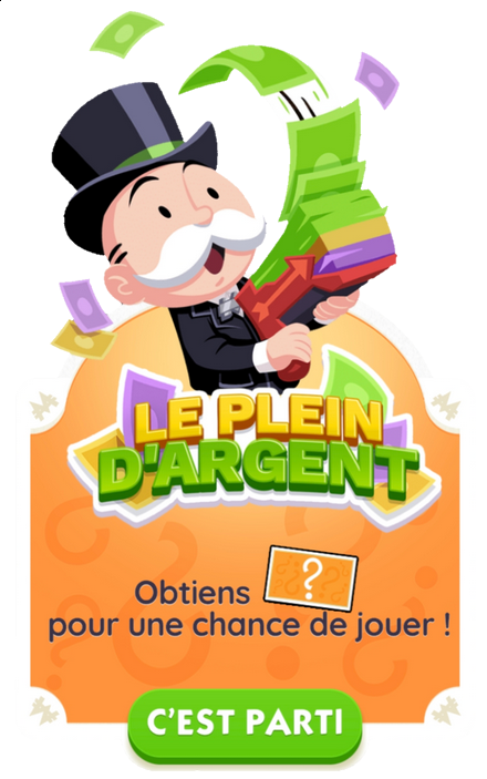 Illustration for Monopoly GO's Prise d'Argent boost presentation