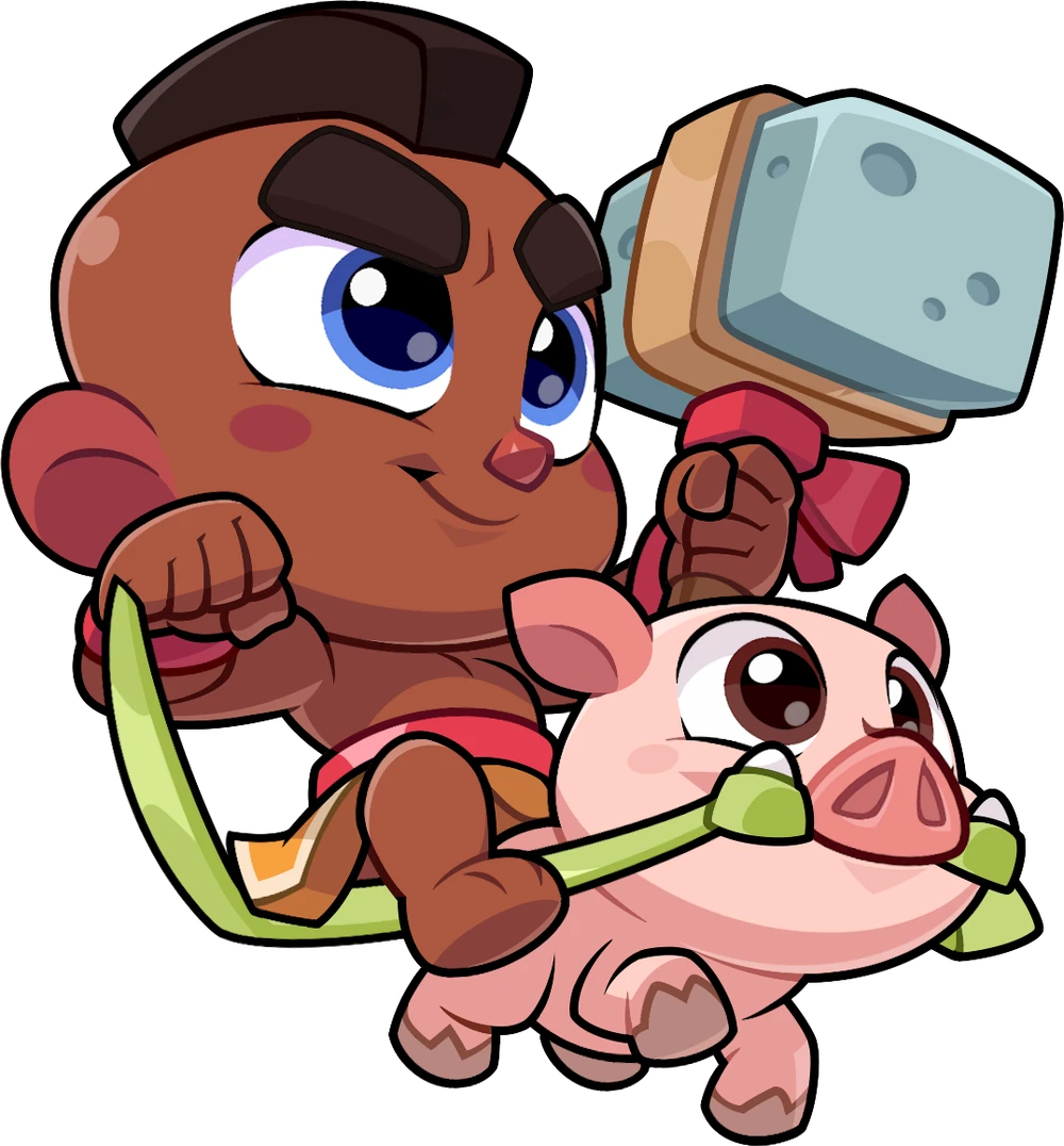 immagine del personaggio Pig Rider bambino
