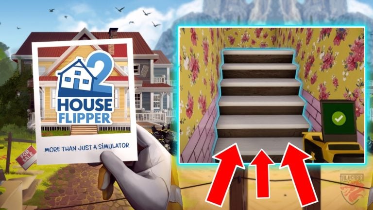 Иллюстрация изменения лестницы в игре House Flipper 2
