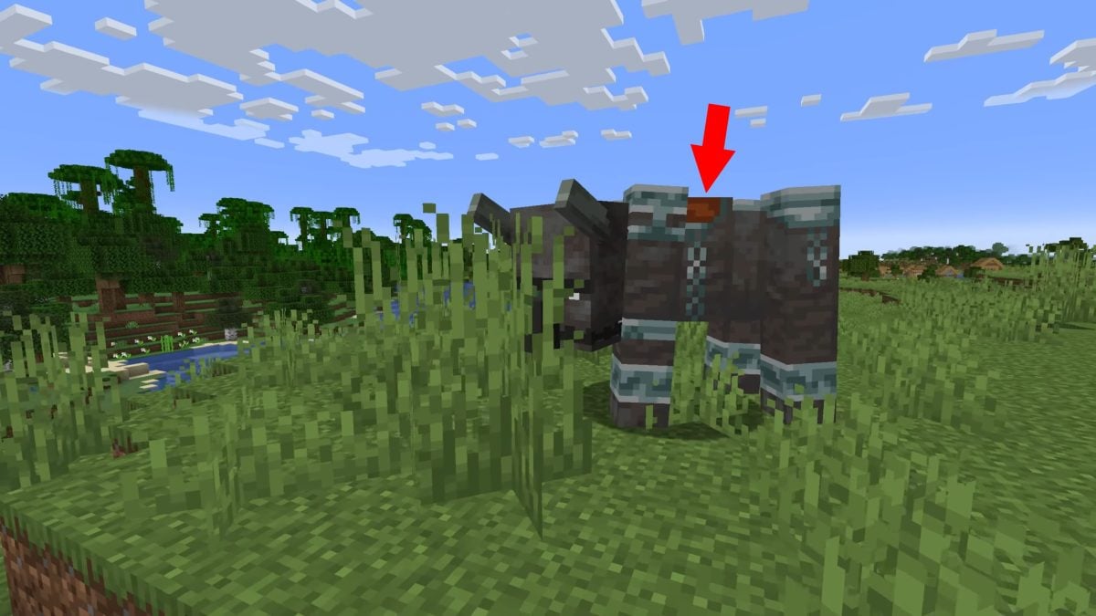 Una plaga con montura en Minecraft. Una manera de encontrarlos en el juego.