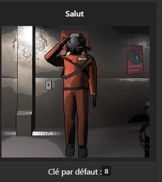 O gesto de saudação em imagens com o mod More Emotes